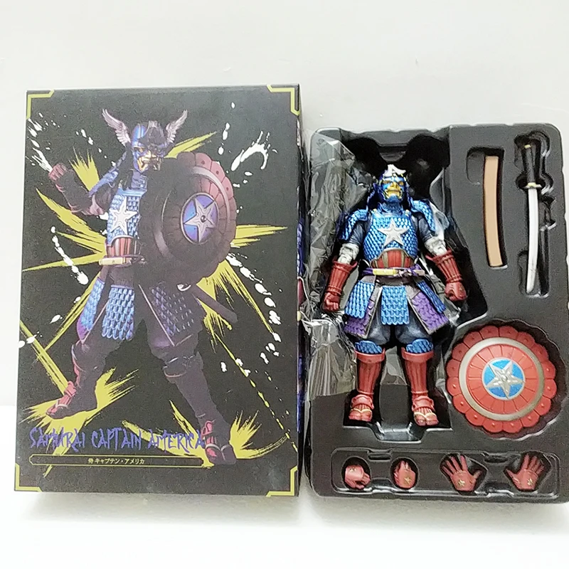 Disney Marvel Star Wars The Force Awakens Samurai Captain America Action Figure Model Toy Doll For Gift
Disney Marvel Star Wars The Force Awakens Samurai Captain America Action Figure Model Toy Doll For Gift