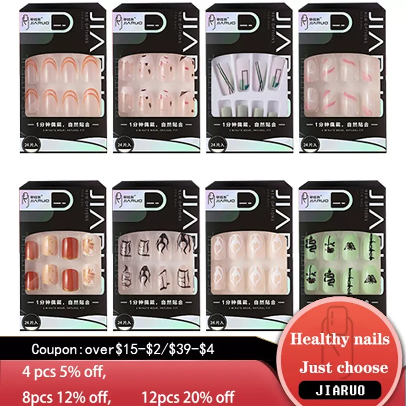 Fake Nails Presson False Nail Coffin Art Stick Clear Tipsy with Long Glue Supplies for Professionals Tips Full Cover Artificial
Fake Nails Presson False Nail Coffin Art Stick Clear Tipsy with Long Glue Supplies for Professionals Tips Full Cover Artificial