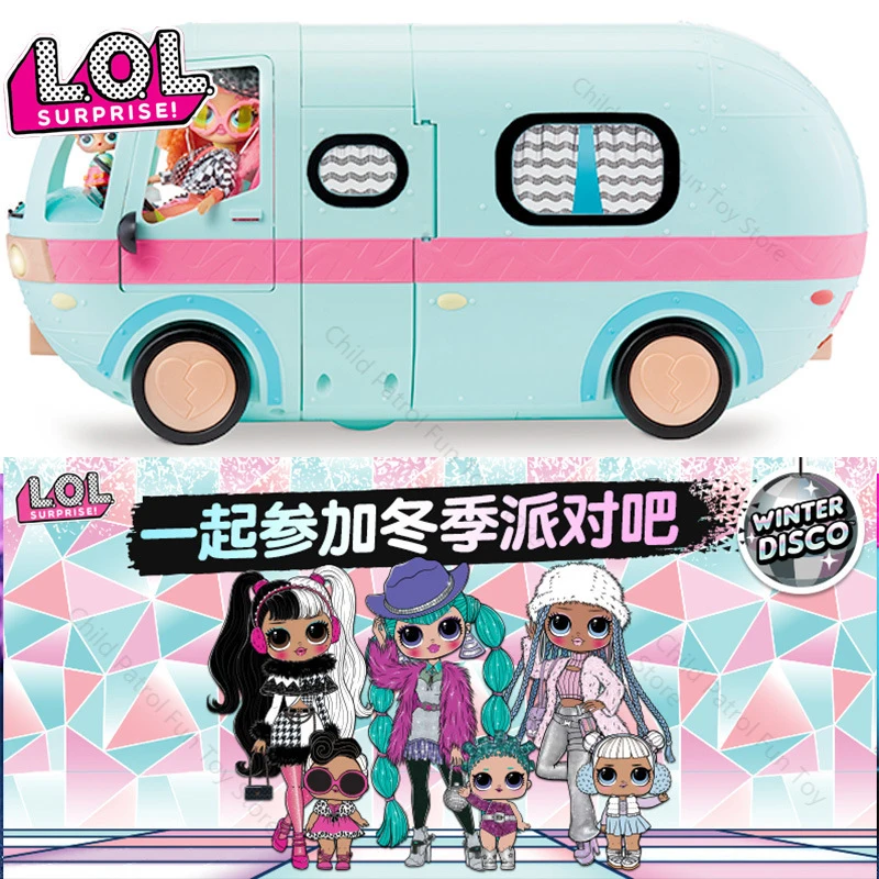 LOL Surprise Dolls Original Toys 2-in-1 Bus DIY Detachable Toys Anime Figures Cartoon Lol Dolls Toys for Girls Birthday Gifts
LOL Surprise Dolls Original Toys 2-in-1 Bus DIY Detachable Toys Anime Figures Cartoon Lol Dolls Toys for Girls Birthday Gifts