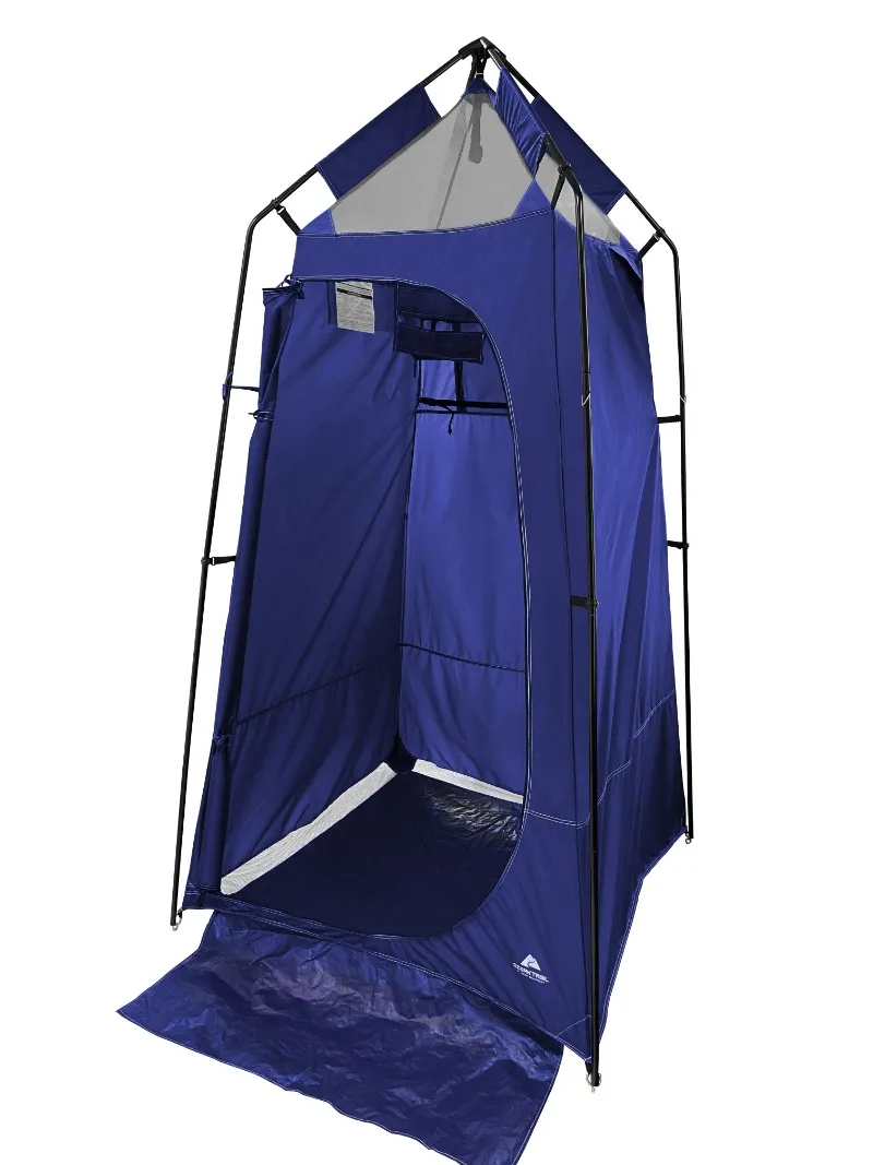 

Ozark Trail Camping Shower and Utility Tent, 1-Person Capacity, 1-Room, Blue