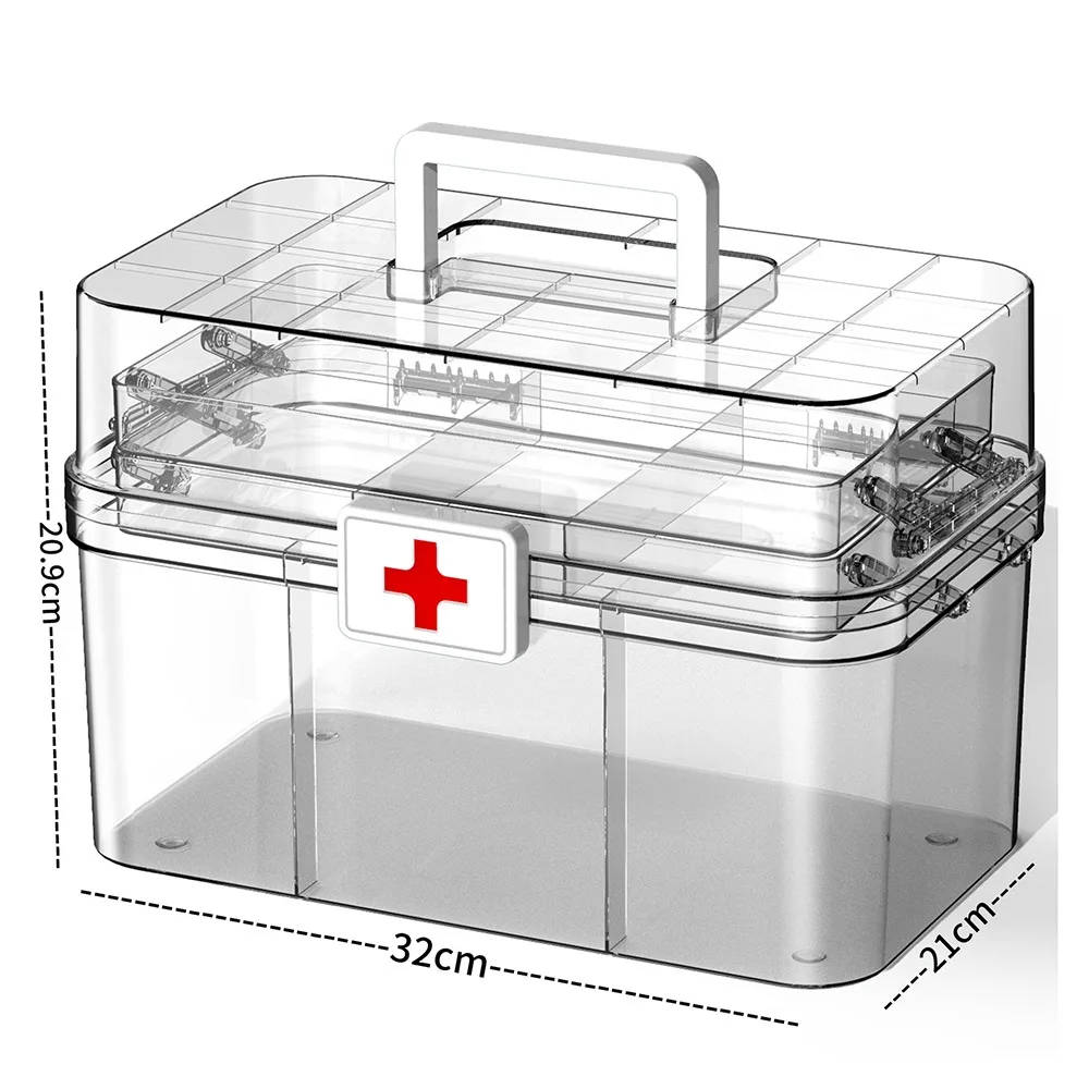 Пластиковая 3-слойная аптечка
Пластиковая 3-слойная аптечка