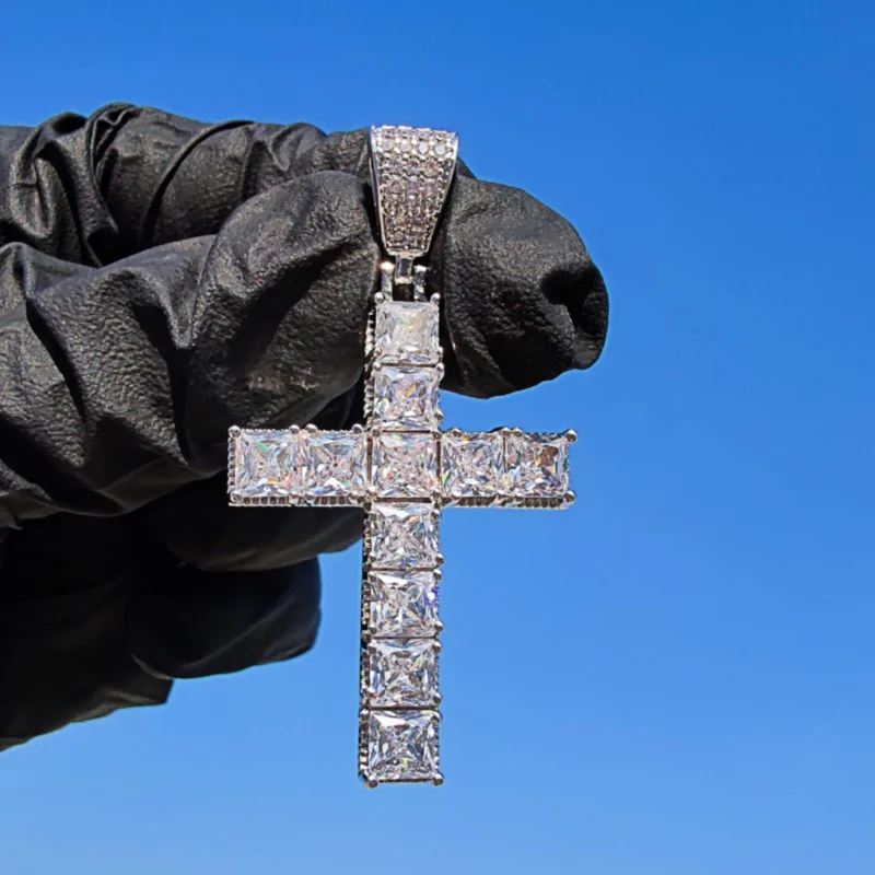ANGLANG Fashion Cross Pendants Gold&Silver Color Cubic Zirconia Jesus Cross Pendant Necklace Jewelry for Men/Women Wholesale
ANGLANG Fashion Cross Pendants Gold&Silver Color Cubic Zirconia Jesus Cross Pendant Necklace Jewelry for Men/Women Wholesale