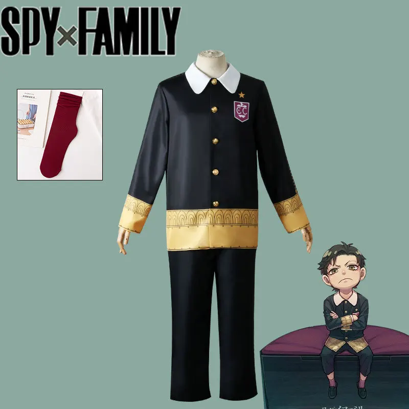 Костюм для косплея из аниме «Spy X Family», «Damian Desmond», «второй сын Донована», «Desmond», одежда для мальчиков, мужские топы, штаны, школьная форма, Нов...
Костюм для косплея из аниме «Spy X Family», «Damian Desmond», «второй сын Донована», «Desmond», одежда для мальчиков, мужские топы, штаны, школьная форма, Нов...