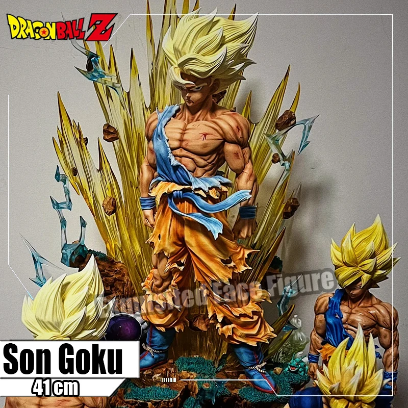41CM Anime Dragon Ball Z Son Goku Namek Figure Super Saiyan Goku Statue PVC Action Figures Collection Model Toys For kids Gifts
41CM Anime Dragon Ball Z Son Goku Namek Figure Super Saiyan Goku Statue PVC Action Figures Collection Model Toys For kids Gifts
