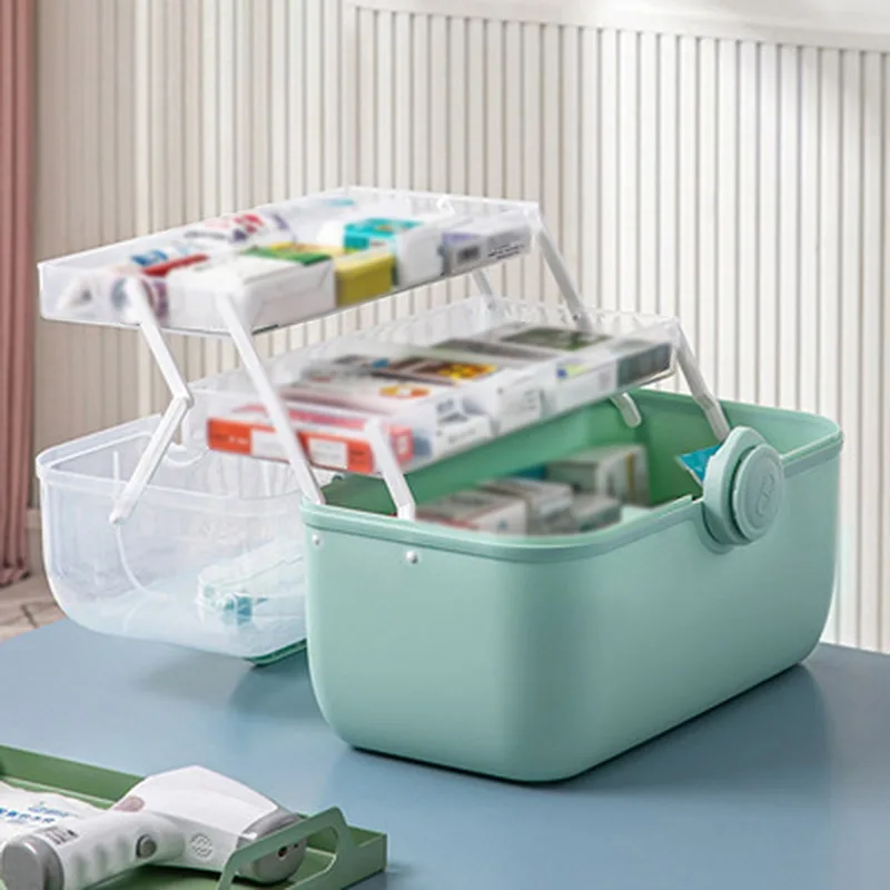 Large Capacity Family Medicine Organizer Box Portable First Aid Kit Medicine Storage Container Family Emergency Kit Box
Large Capacity Family Medicine Organizer Box Portable First Aid Kit Medicine Storage Container Family Emergency Kit Box