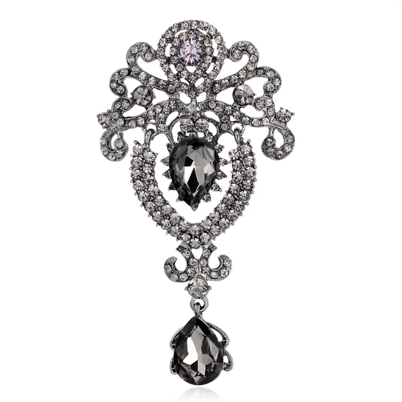 TULX Crystal Flower Bridal Brooches for Wedding Women Party Rhinestone Bouquet Water Drop Teardrop Brooch Pins
TULX Crystal Flower Bridal Brooches for Wedding Women Party Rhinestone Bouquet Water Drop Teardrop Brooch Pins