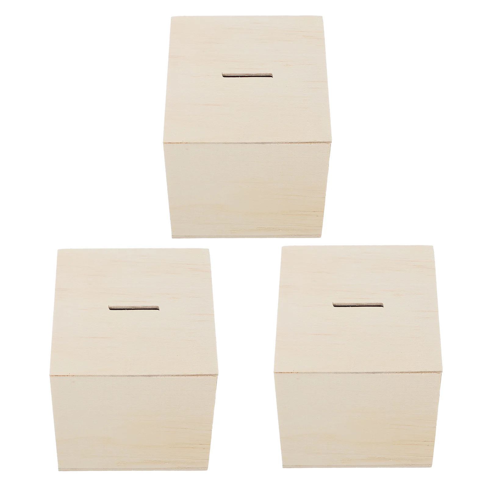 3Pcs Unfinished Wood Box Wood Creative Change Box for Kids Painting and Crafts Supplies Piggy bank
3Pcs Unfinished Wood Box Wood Creative Change Box for Kids Painting and Crafts Supplies Piggy bank