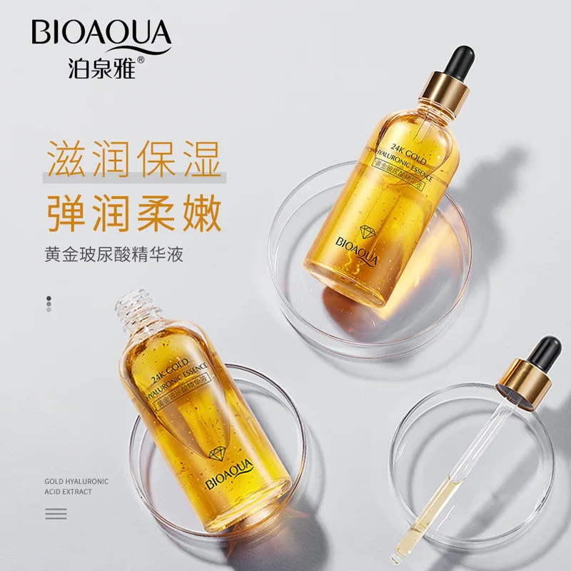 Bioaqua hyaluronic acid essence moisturizing moisturizing carry bright color of skin fine lines plant essence concentrate
Bioaqua hyaluronic acid essence moisturizing moisturizing carry bright color of skin fine lines plant essence concentrate