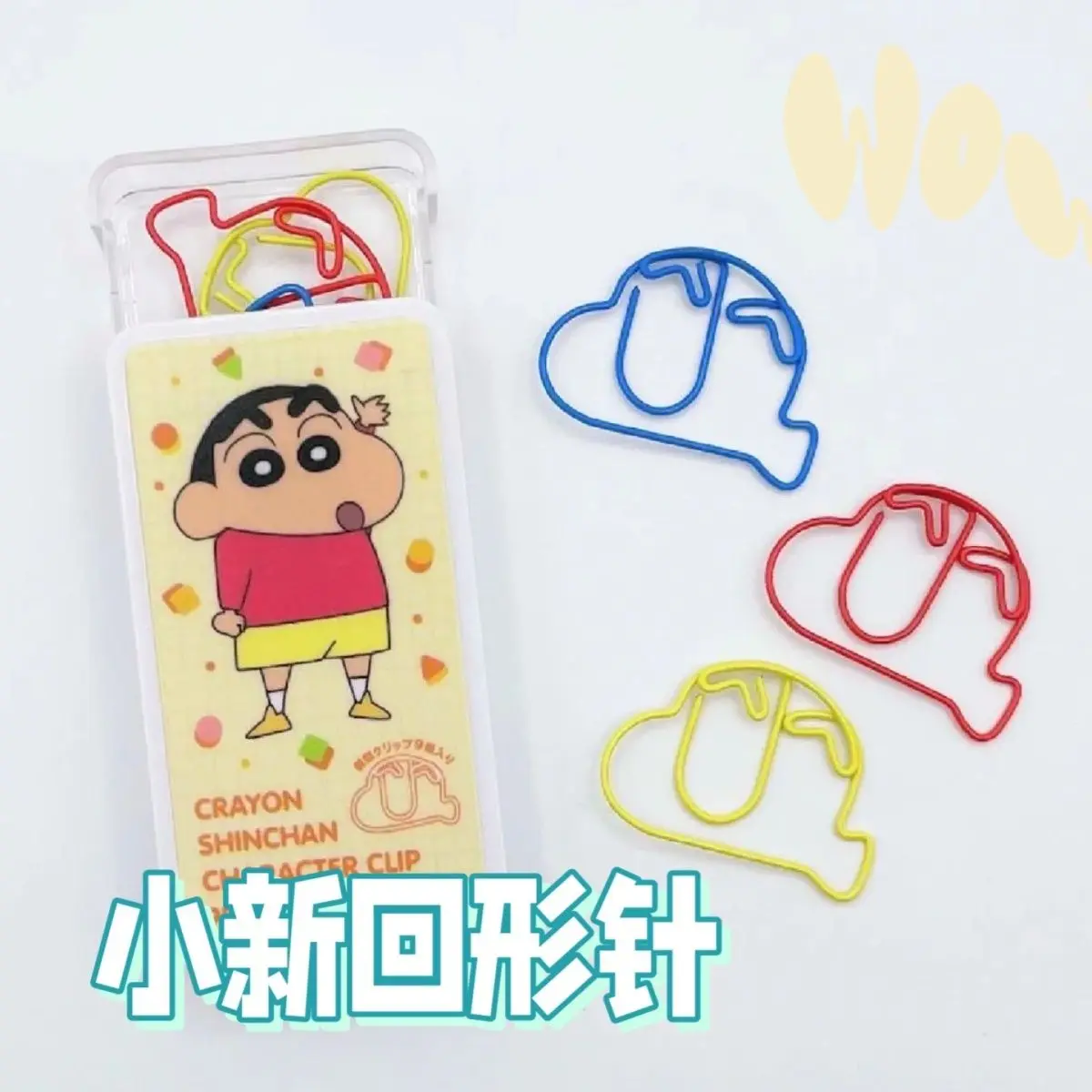 Crayon Shin-Chan Cute Cartoon Styling Paper Clip Kawaii Periphery Adorkable Metal Bookmark Paper Clip Tabletop Decoration Gift
Crayon Shin-Chan Cute Cartoon Styling Paper Clip Kawaii Periphery Adorkable Metal Bookmark Paper Clip Tabletop Decoration Gift