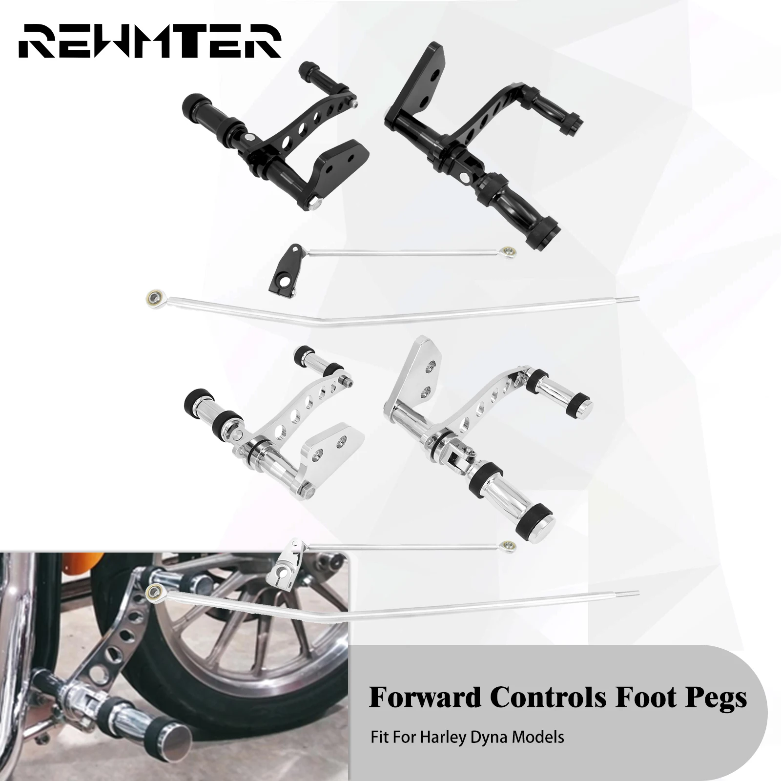 Motorcycle Billet Aluminum Forward Control Foot Peg Black/Chrome For Harley Dyna Super Glide 00-15 Fat Bob FXDF 08-13 Street Bob 
Motorcycle Billet Aluminum Forward Control Foot Peg Black/Chrome For Harley Dyna Super Glide 00-15 Fat Bob FXDF 08-13 Street Bob