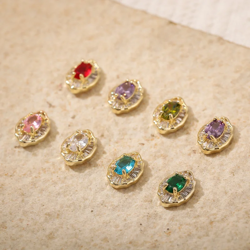 2pcs Luxury Zircon Nail Charms New Oval Colored Diamond Crystal Japan Nails Art Decorations DIY Gem Jewelry Manicure Accessories
2pcs Luxury Zircon Nail Charms New Oval Colored Diamond Crystal Japan Nails Art Decorations DIY Gem Jewelry Manicure Accessories