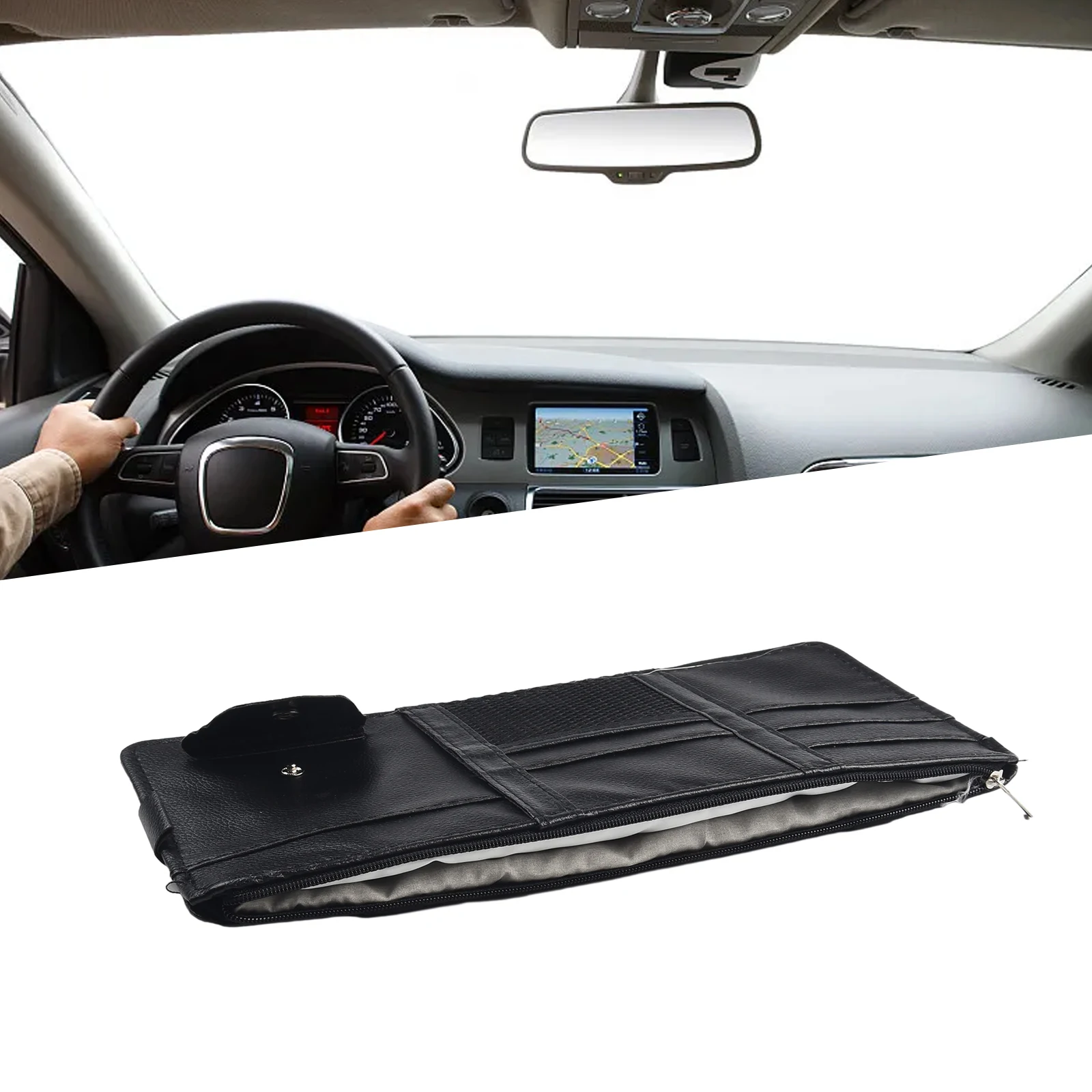 Auto Interior Pocket Car Sun Visor Bag Organizer Compact Size Storage Pouch Universal Compatibility Apricot Gray Black
Auto Interior Pocket Car Sun Visor Bag Organizer Compact Size Storage Pouch Universal Compatibility Apricot Gray Black