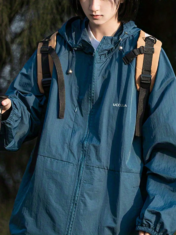 

UPF50 + нейлоновая летняя сетчатая Солнцезащитная куртка для женщин и мужчин, тонкие уличные дышащие куртки с капюшоном и УФ-защитой для альпинизма