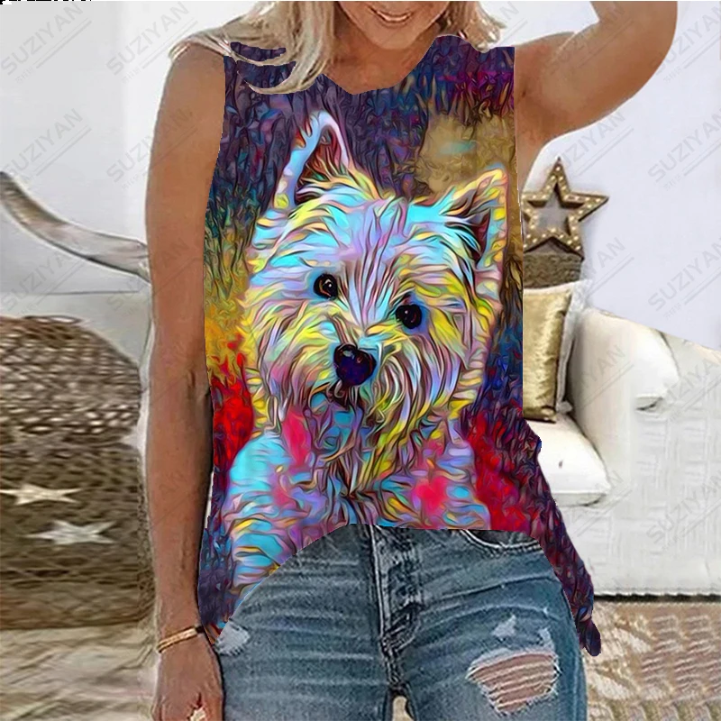 Women's Summer Sleeveless Loose Relaxed Round Neck Pullover Top Daily Hot Sale 3D Printing New Hawaiian Original Style Large
Women's Summer Sleeveless Loose Relaxed Round Neck Pullover Top Daily Hot Sale 3D Printing New Hawaiian Original Style Large