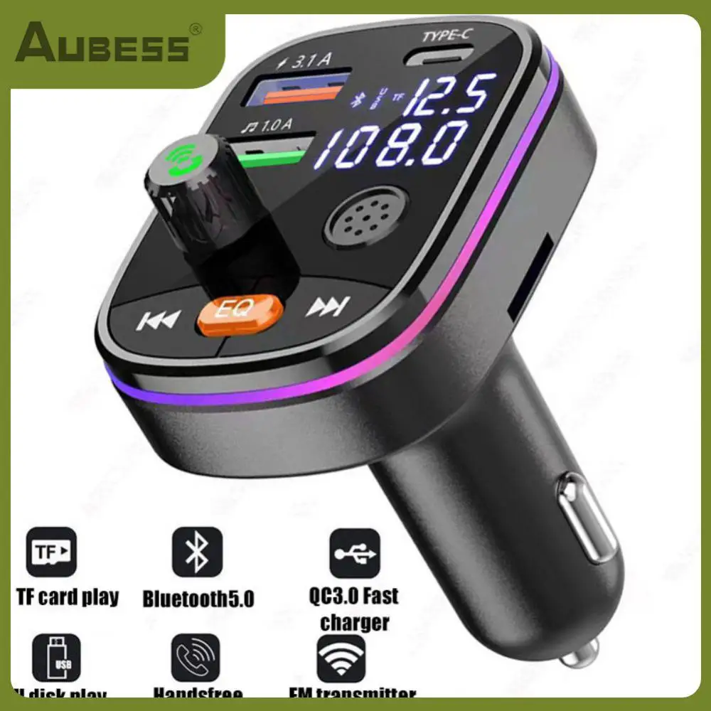 Car Kit Fm Modulator Durable Pd 20w Fm Transmitter 5.0 Wireless Universal Car Accessories Car Charger Dual Display
Car Kit Fm Modulator Durable Pd 20w Fm Transmitter 5.0 Wireless Universal Car Accessories Car Charger Dual Display