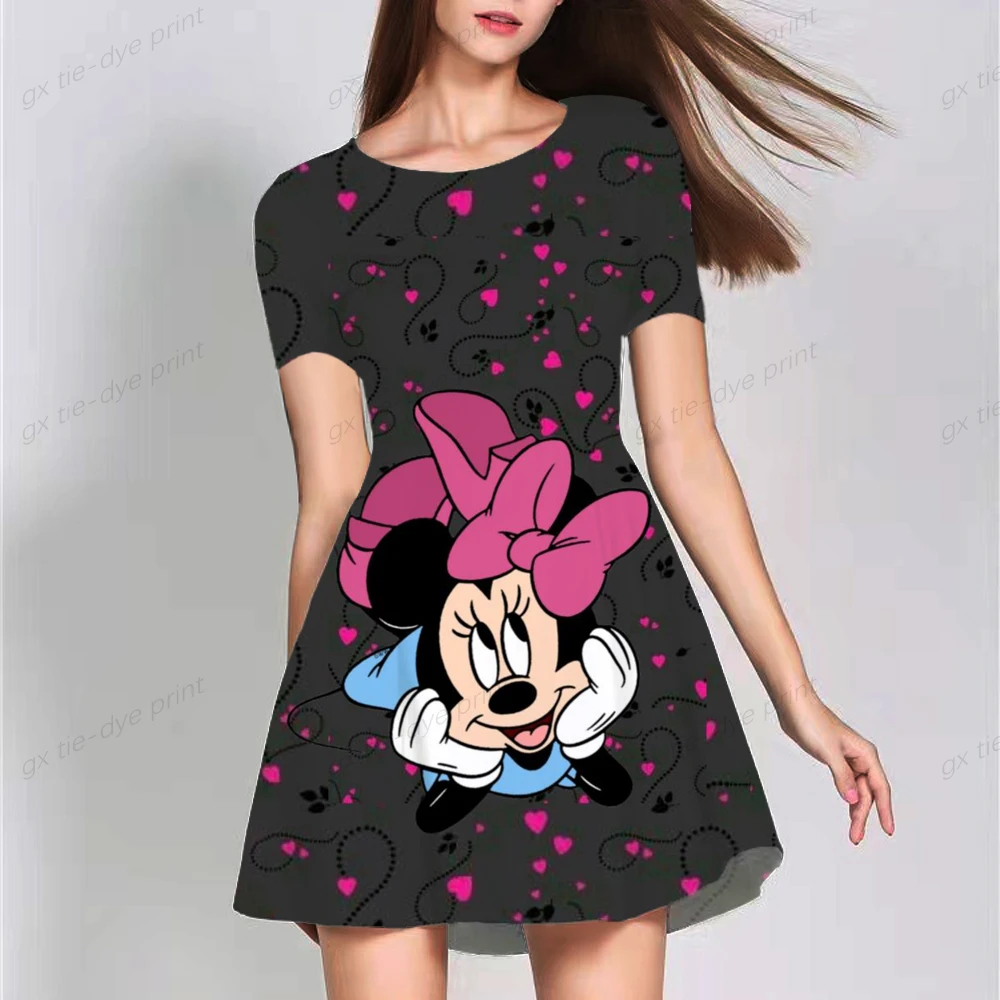 2022 Summer Boho Mini Dress Women‘s Sexy O-neck Casual Loose Dresses Fashion Disney Minnie Mickey 3D printing Woman Sundress
2022 Summer Boho Mini Dress Women‘s Sexy O-neck Casual Loose Dresses Fashion Disney Minnie Mickey 3D printing Woman Sundress