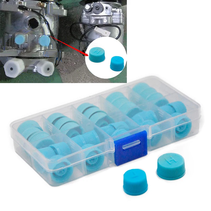 30PCS/SET Car Air Conditioning Service Charging Port Valve Dust Cap High-pressure Low-pressure Valve Cap
30PCS/SET Car Air Conditioning Service Charging Port Valve Dust Cap High-pressure Low-pressure Valve Cap