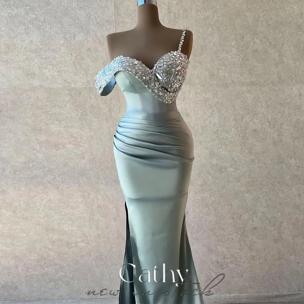 Cathy Handmade Bright Diamond Vestidos De Novia Sexy Silk Satin Trumpet Prom Dress 2023 Spaghetti Strap Mermaid فساتين السهرة
Cathy Handmade Bright Diamond Vestidos De Novia Sexy Silk Satin Trumpet Prom Dress 2023 Spaghetti Strap Mermaid فساتين السهرة