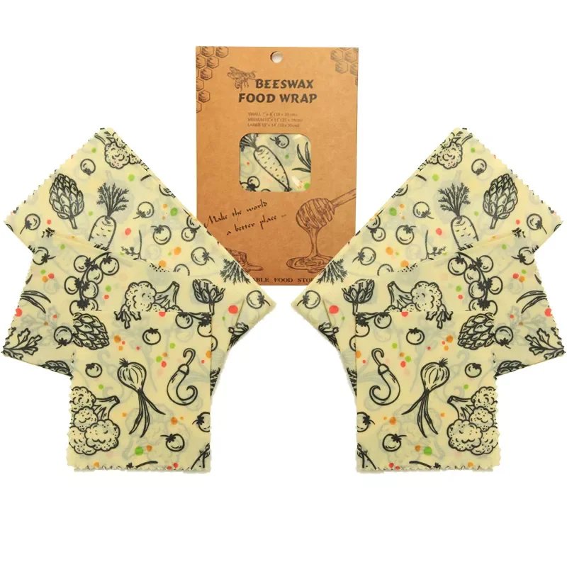 Zero Waste Reusable Food Wraps Fresh Keeping Sealed Organic Bees Wax Lid Wrap Food Storage Eco Friendly Sandwich Beeswax Wrap 
Zero Waste Reusable Food Wraps Fresh Keeping Sealed Organic Bees Wax Lid Wrap Food Storage Eco Friendly Sandwich Beeswax Wrap