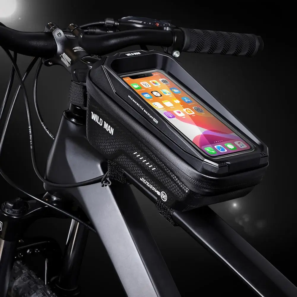 

Уникальная прочная крепкая крепежная лента из ТПУ для велосипедной рамы, ударопрочная велосипедная Передняя сумка с чувствительным касани...