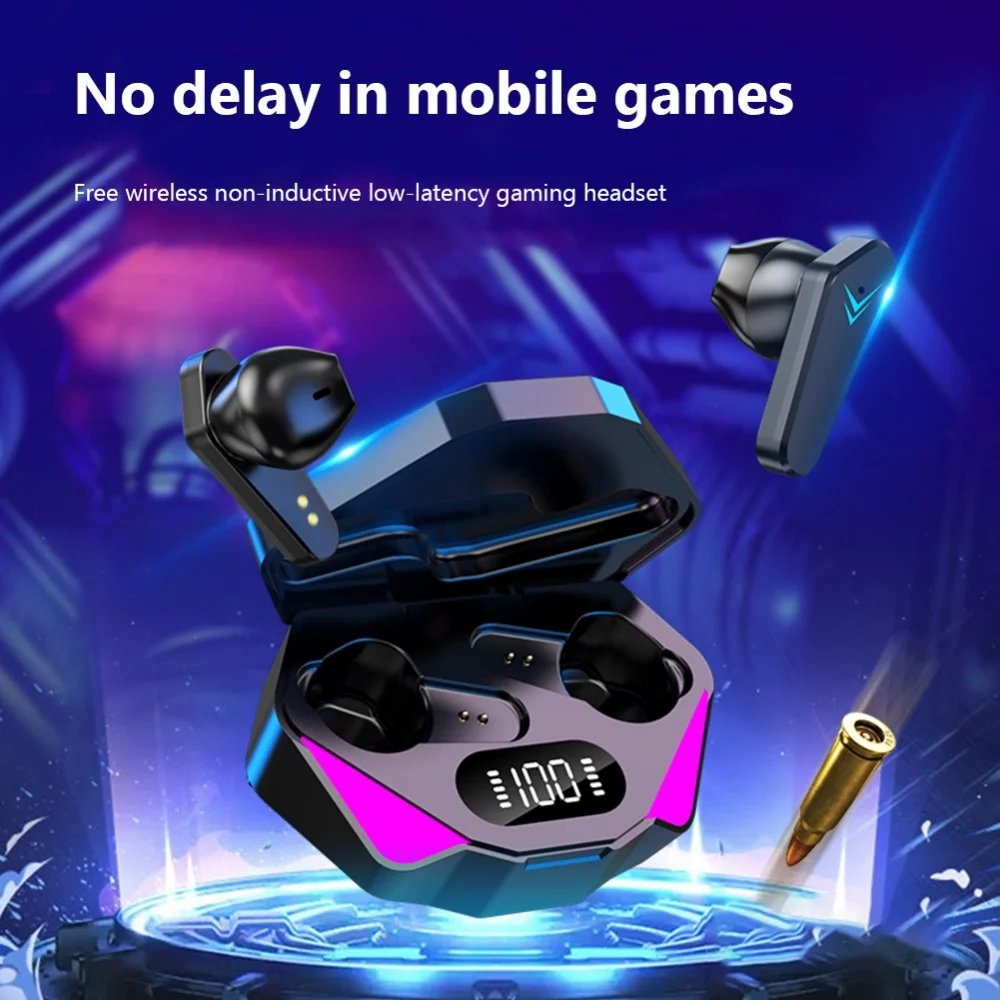 X15 TWS Bluetooth Earphone Wireless Headphone Stereo Earbuds Gaming Headsets With Mic Charging Case For IPhone Android Xiaomi
X15 TWS Bluetooth Earphone Wireless Headphone Stereo Earbuds Gaming Headsets With Mic Charging Case For IPhone Android Xiaomi