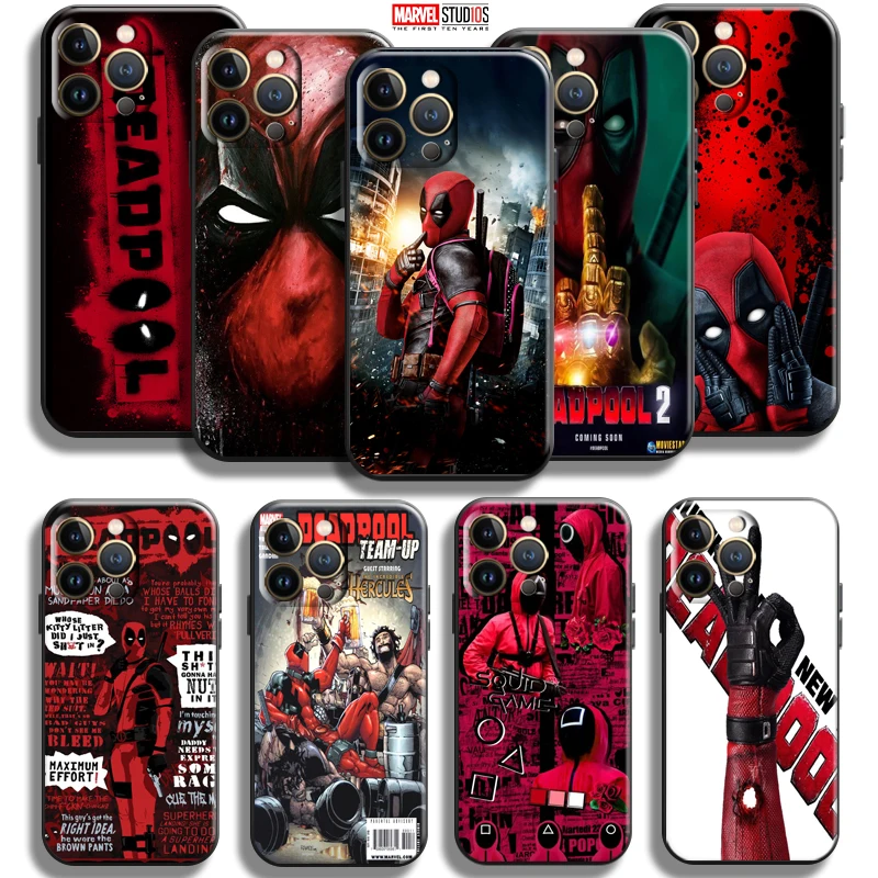 Marvel Deadpool For Apple iPhone 13 12 11 Pro Max Mini X XR XS Max SE 5 5s 6 6S 7 8 Plus Phone Case Liquid Silicon Coque
Marvel Deadpool For Apple iPhone 13 12 11 Pro Max Mini X XR XS Max SE 5 5s 6 6S 7 8 Plus Phone Case Liquid Silicon Coque