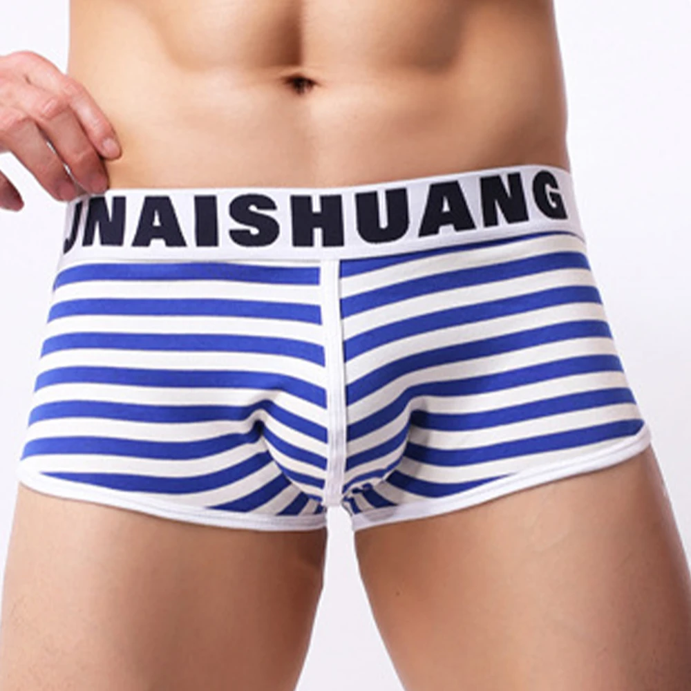Mens Striped Boxer Briefs Man Sexy Underwear Letter Underpants Breathable Bulge Pouch Panties Male U Convex Pouch Boxer Shorts
Mens Striped Boxer Briefs Man Sexy Underwear Letter Underpants Breathable Bulge Pouch Panties Male U Convex Pouch Boxer Shorts