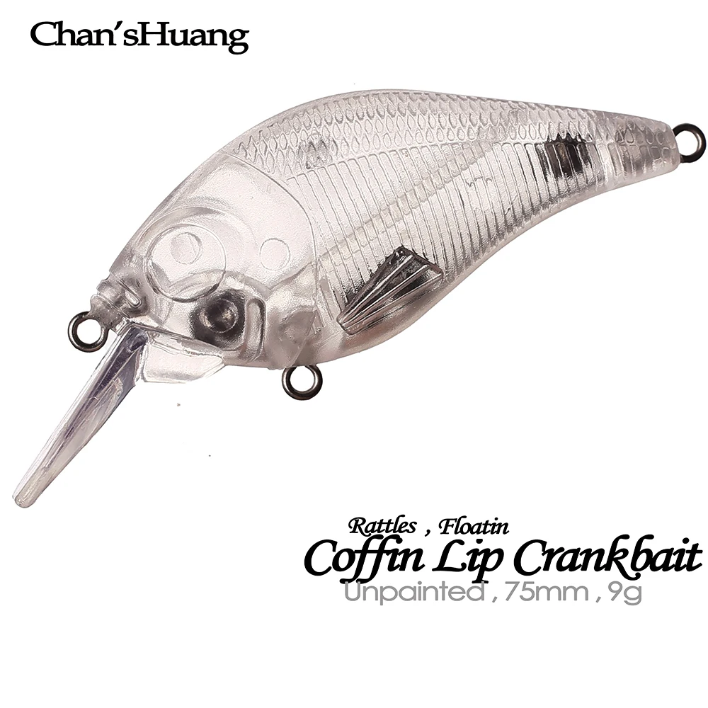 Chan'sHuang 20 шт. неокрашенные заготовки приманки 7,5 см 9 г гроб Дайвинг губа погремушка приманка Сделай Сам искусственная рыболовная приманка Снасть 
Chan'sHuang 20 шт. неокрашенные заготовки приманки 7,5 см 9 г гроб Дайвинг губа погремушка приманка Сделай Сам искусственная рыболовная приманка Снасть