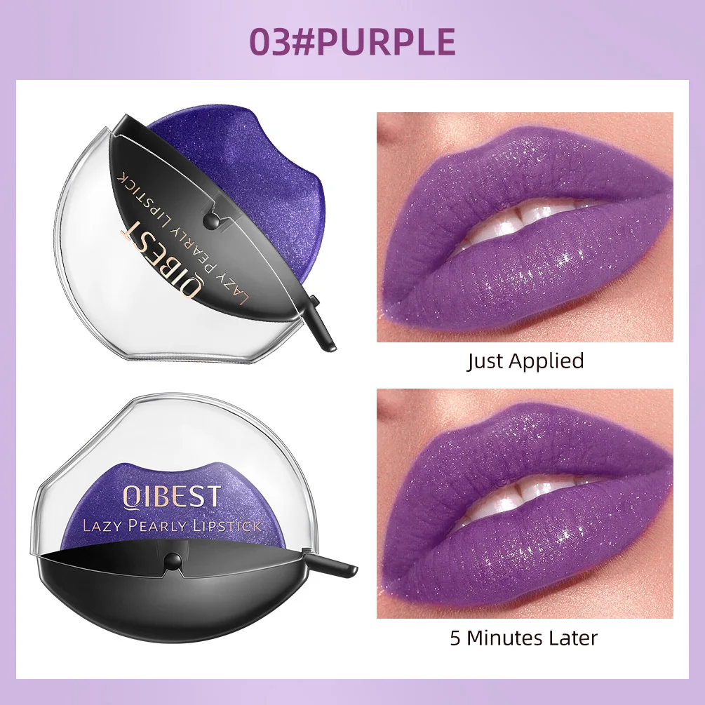 1PC Purple Lipstick Makeup Temperature Color Changing Lazy Lipstick Velvet Matte Moisturizing Lip Gloss Waterproof Non-Stick Cup
1PC Purple Lipstick Makeup Temperature Color Changing Lazy Lipstick Velvet Matte Moisturizing Lip Gloss Waterproof Non-Stick Cup