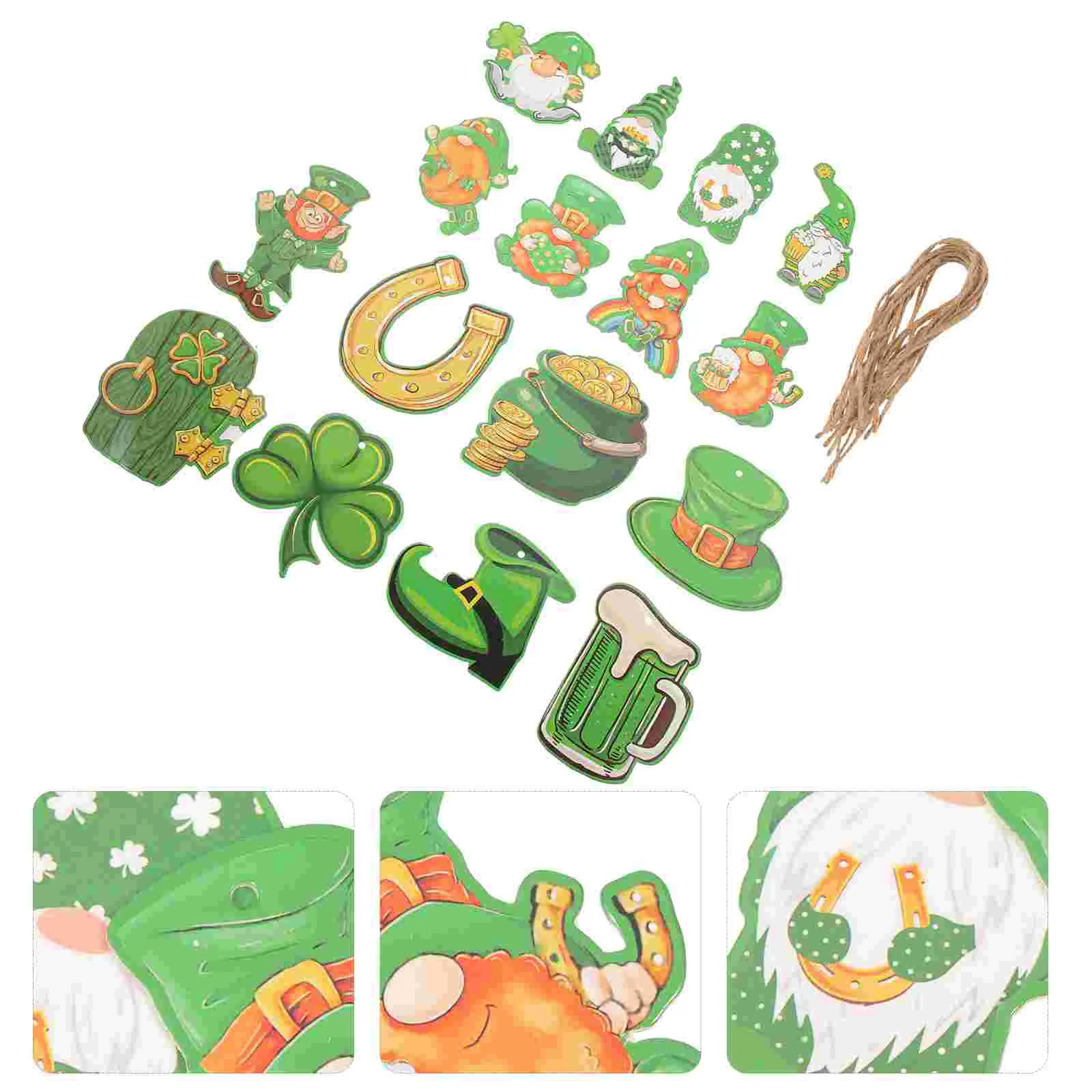 16pcs Hanging Decoration For Party St Patricks Day Wall Decor St Patricks Day Decorations Festival Pendant
16pcs Hanging Decoration For Party St Patricks Day Wall Decor St Patricks Day Decorations Festival Pendant