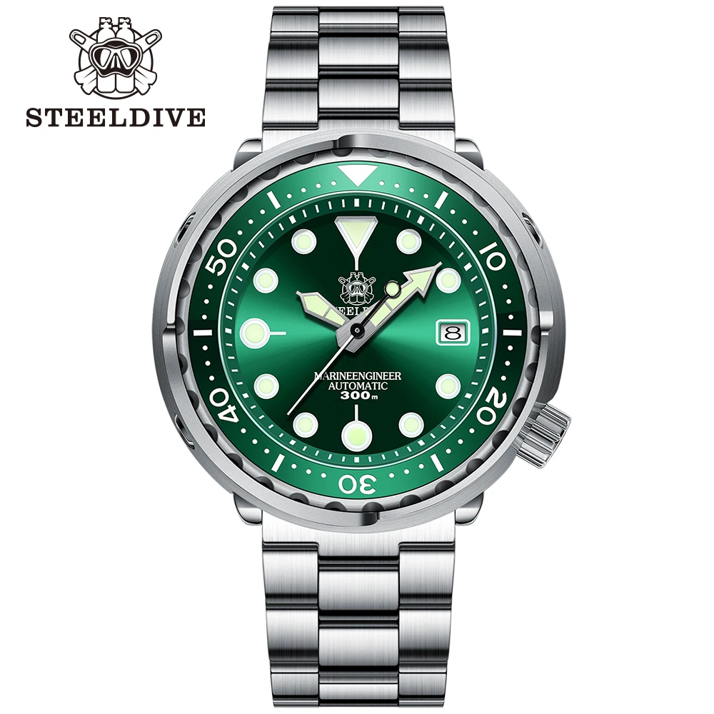 STEELDIVE SD1975 Luxury Watch 300M Waterproof Mechanical Wristwatch C3 Luminous Clock Sapphire Mirror Men's Automatic Dive Watch
STEELDIVE SD1975 Luxury Watch 300M Waterproof Mechanical Wristwatch C3 Luminous Clock Sapphire Mirror Men's Automatic Dive Watch