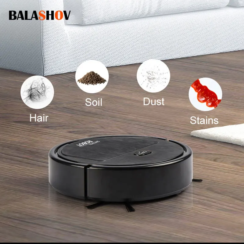 Automatic Vacuum Cleaner Robot Smart Wireless Sweeping Dry Wet Cleaning Machine Charging Intelligent Vacuum 3-In-1 Cleaner Home
Automatic Vacuum Cleaner Robot Smart Wireless Sweeping Dry Wet Cleaning Machine Charging Intelligent Vacuum 3-In-1 Cleaner Home