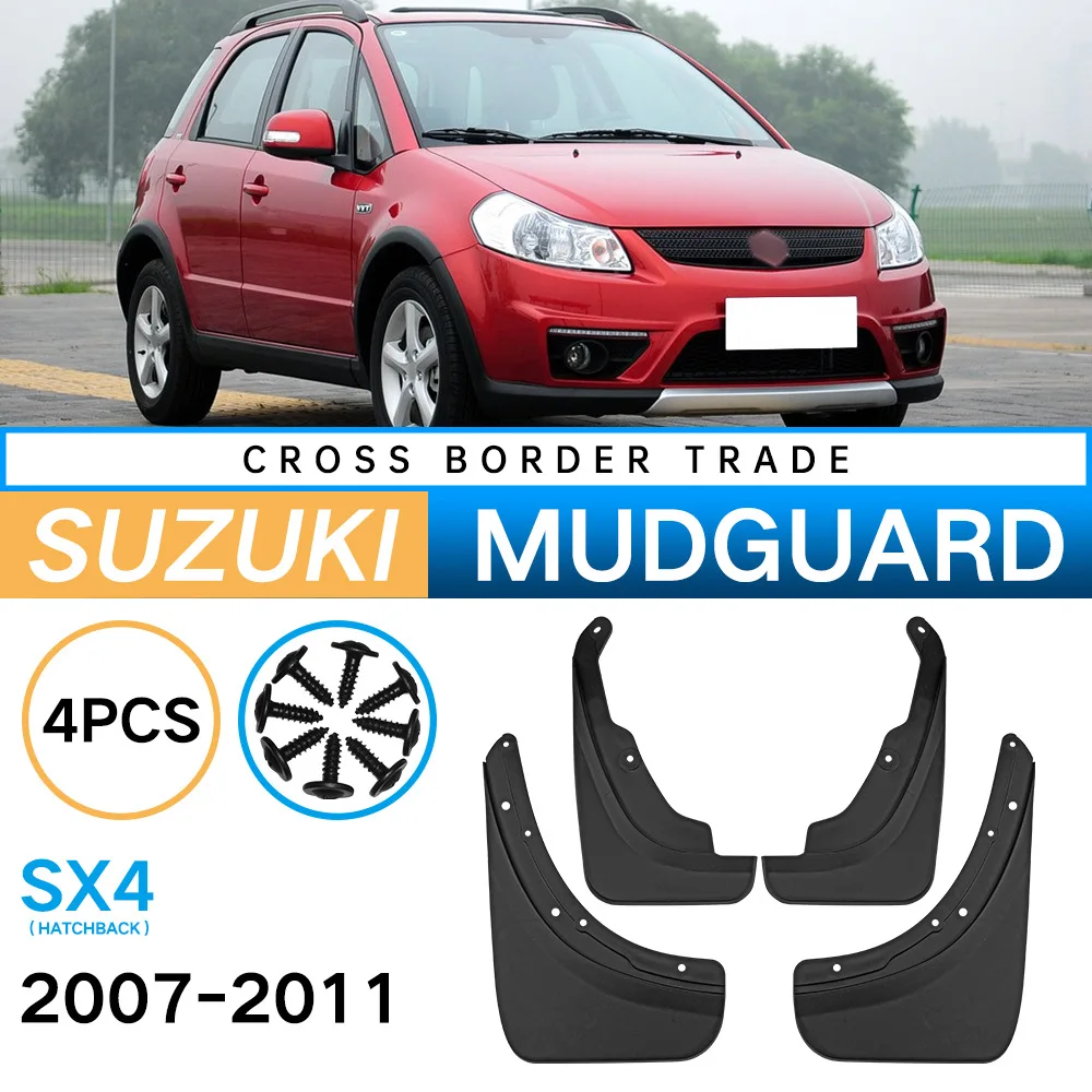 Брызговики для хэтчбека Suzuki SX4 2007-2011, брызговики, передние и задние колеса, брызговики, аксессуары, 4 шт., черные
Брызговики для хэтчбека Suzuki SX4 2007-2011, брызговики, передние и задние колеса, брызговики, аксессуары, 4 шт., черные