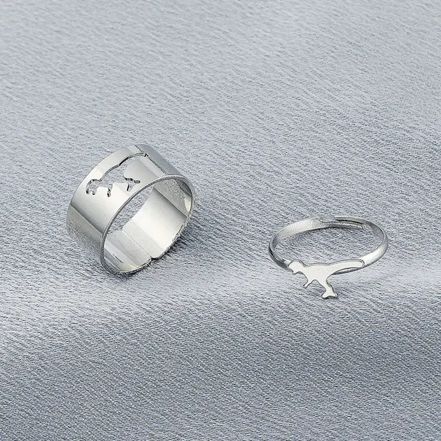 Trendy Lover Star Moon Aircraft Cherry Dinosaur Mushroom Butterfly Rings for Women Men Couple Open Ring Set 2022 Jewelry 
Trendy Lover Star Moon Aircraft Cherry Dinosaur Mushroom Butterfly Rings for Women Men Couple Open Ring Set 2022 Jewelry
