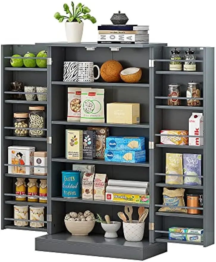 Function Home 41" Kitchen Pantry, Farmhouse Pantry Cabinet,Storage Cabinet with Doors and Adjustable Shelves in
Function Home 41" Kitchen Pantry, Farmhouse Pantry Cabinet,Storage Cabinet with Doors and Adjustable Shelves in