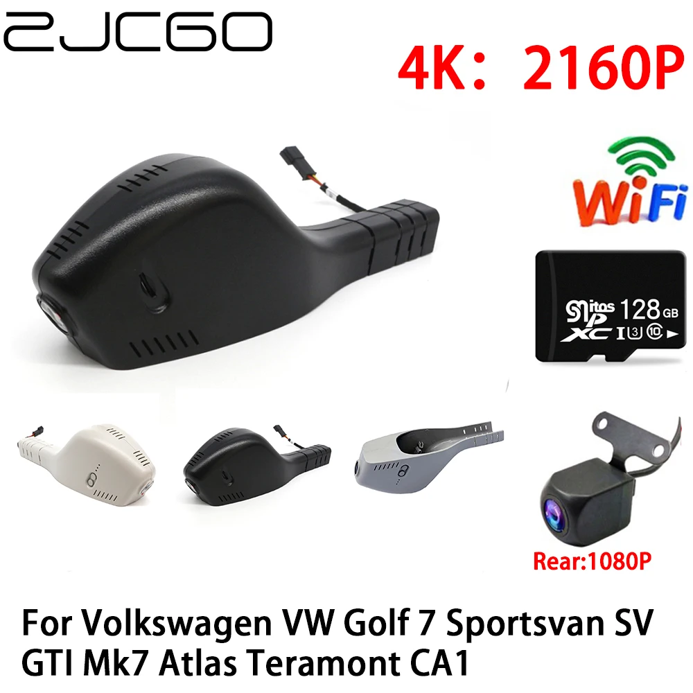 ZJCGO 2K 4K Car DVR Dash Cam Wifi Front Rear Camera 2 Lens 24h for Volkswagen VW Golf 7 Sportsvan SV GTI Mk7 Atlas Teramont CA1
ZJCGO 2K 4K Car DVR Dash Cam Wifi Front Rear Camera 2 Lens 24h for Volkswagen VW Golf 7 Sportsvan SV GTI Mk7 Atlas Teramont CA1
