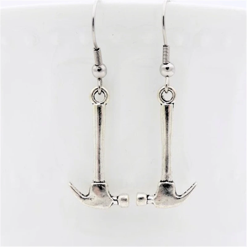 Hammer Dangles, Costume Jewelry, Carpenter, Tool Jewelry, Dangle Earrings, Everyday Jewelry, Weapon Earrings
Hammer Dangles, Costume Jewelry, Carpenter, Tool Jewelry, Dangle Earrings, Everyday Jewelry, Weapon Earrings