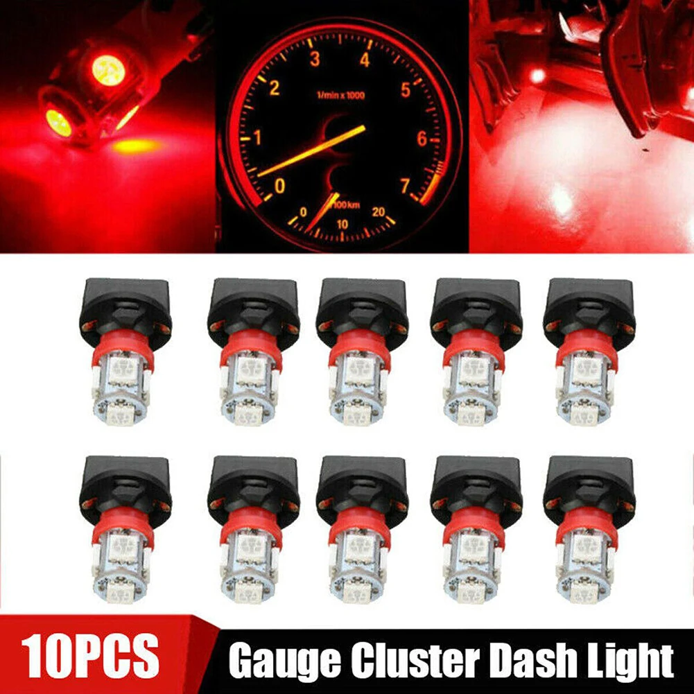 10pcs Car LED Gauge Light Gauge Speed Dash Bulb T10 SMD Dashboard Instrument Light With Sockets Auto Interior Lamp
10pcs Car LED Gauge Light Gauge Speed Dash Bulb T10 SMD Dashboard Instrument Light With Sockets Auto Interior Lamp