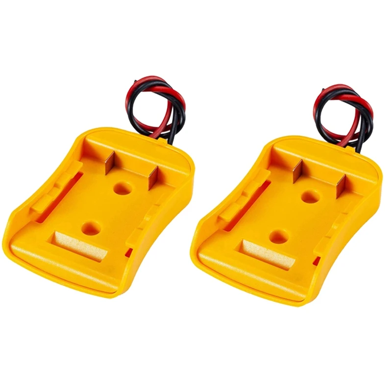 2Pcs Battery Adapter for Dewalt 20V Battery 18V Dock Power Connector 12 Gauge Robotics Wires Connector Conversion
2Pcs Battery Adapter for Dewalt 20V Battery 18V Dock Power Connector 12 Gauge Robotics Wires Connector Conversion