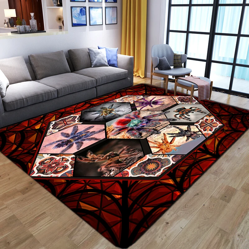 Creative Spider 3D Printed Floor Mat Door Mat Soft Flannel Carpets Bedroom Living Room Anti-slip Area Rugs Large Home Decoration
Creative Spider 3D Printed Floor Mat Door Mat Soft Flannel Carpets Bedroom Living Room Anti-slip Area Rugs Large Home Decoration