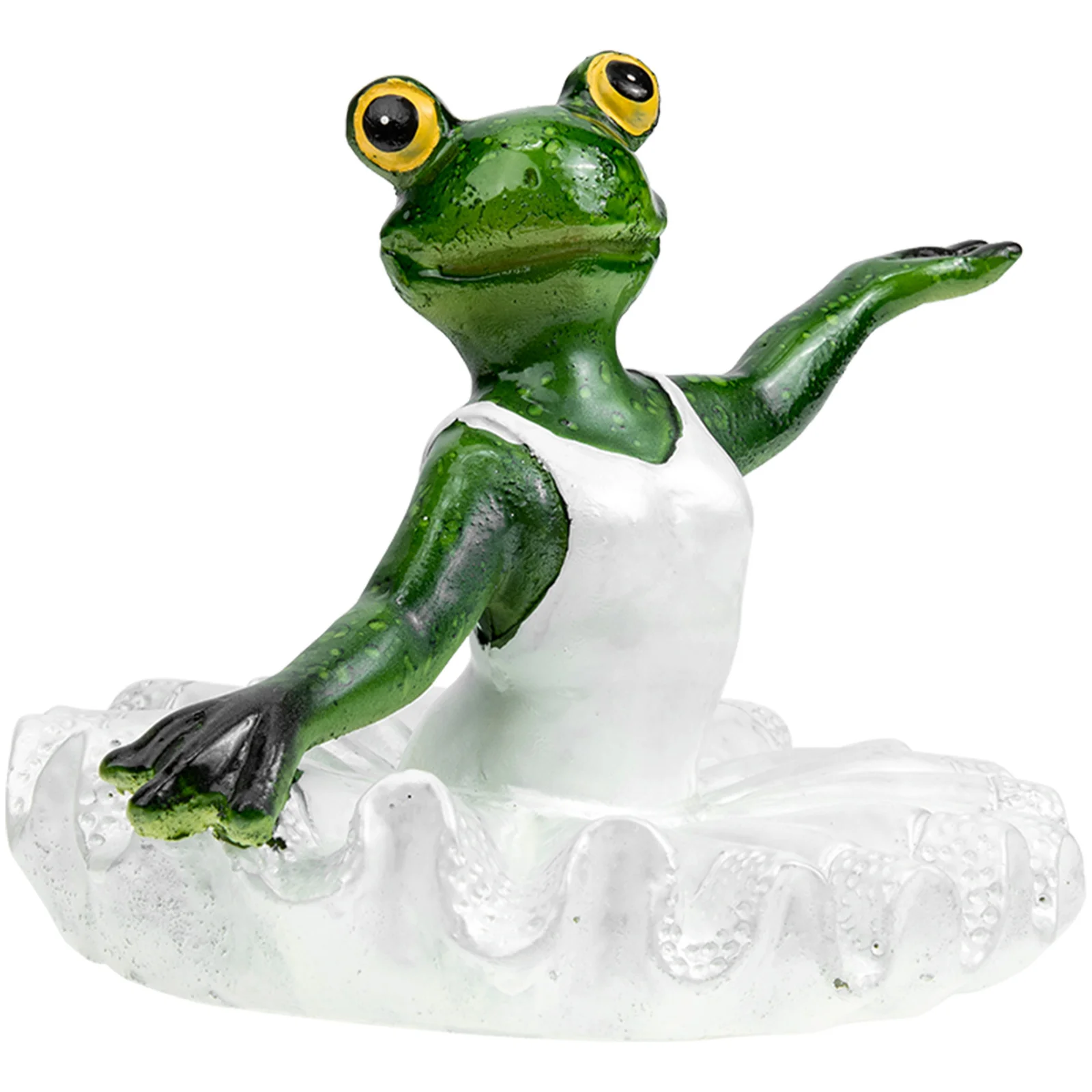 Durable Pratical Floating Pond Frogs Statue Resin Frogs Figurine Garden Frogs Decoration for Pong Home Park Garden
Durable Pratical Floating Pond Frogs Statue Resin Frogs Figurine Garden Frogs Decoration for Pong Home Park Garden