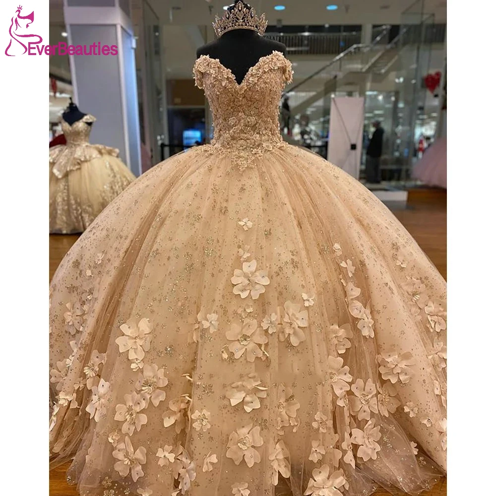 Ball Gown Quinceanera Dresses Floral Lace Handmade Flowers Vestido De 15 Anos Quinceanera 2022 Off The Shoulder Prom Dress
Ball Gown Quinceanera Dresses Floral Lace Handmade Flowers Vestido De 15 Anos Quinceanera 2022 Off The Shoulder Prom Dress