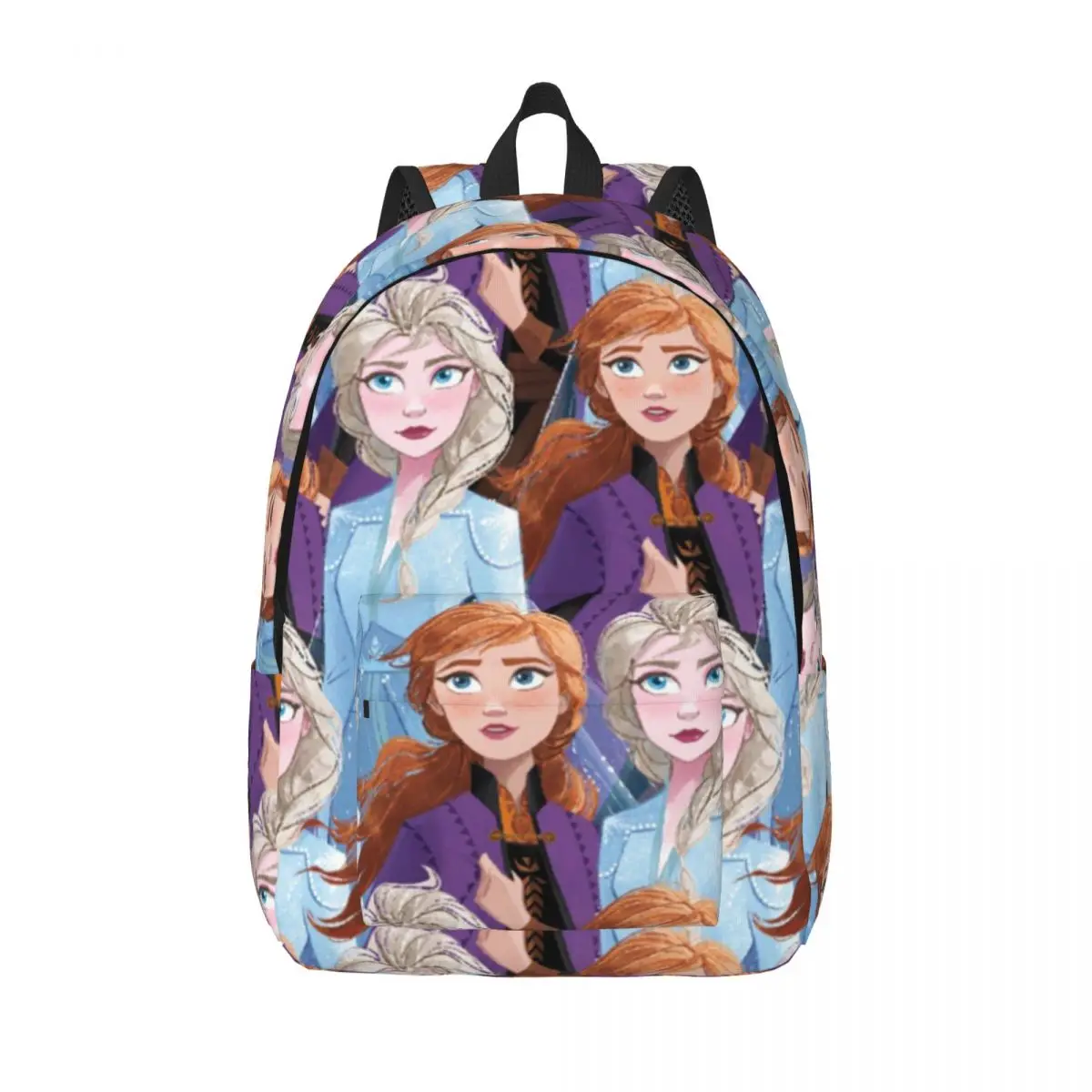 

Disney, «Холодное сердце», Эльза и Анна для мужчин и женщин, школьный рюкзак для учеников, рюкзак для учеников начальной школы и колледжа с карманами