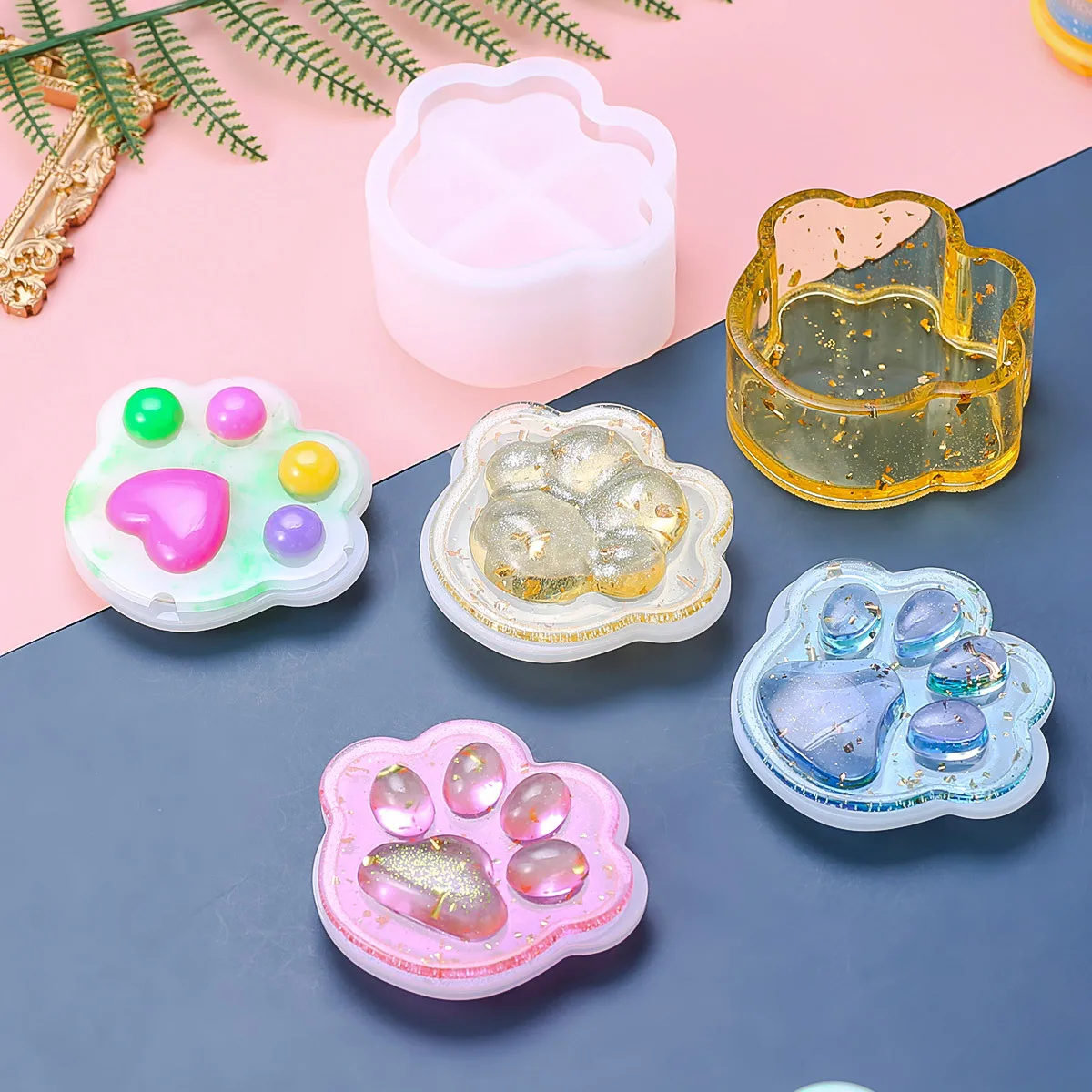 Silicone Mold Paw Jewelry Box Die Magic Cube Dice UV Quicksand Epoxy Resin Mold Craft DIY Making Mold Tool New 2022
Silicone Mold Paw Jewelry Box Die Magic Cube Dice UV Quicksand Epoxy Resin Mold Craft DIY Making Mold Tool New 2022