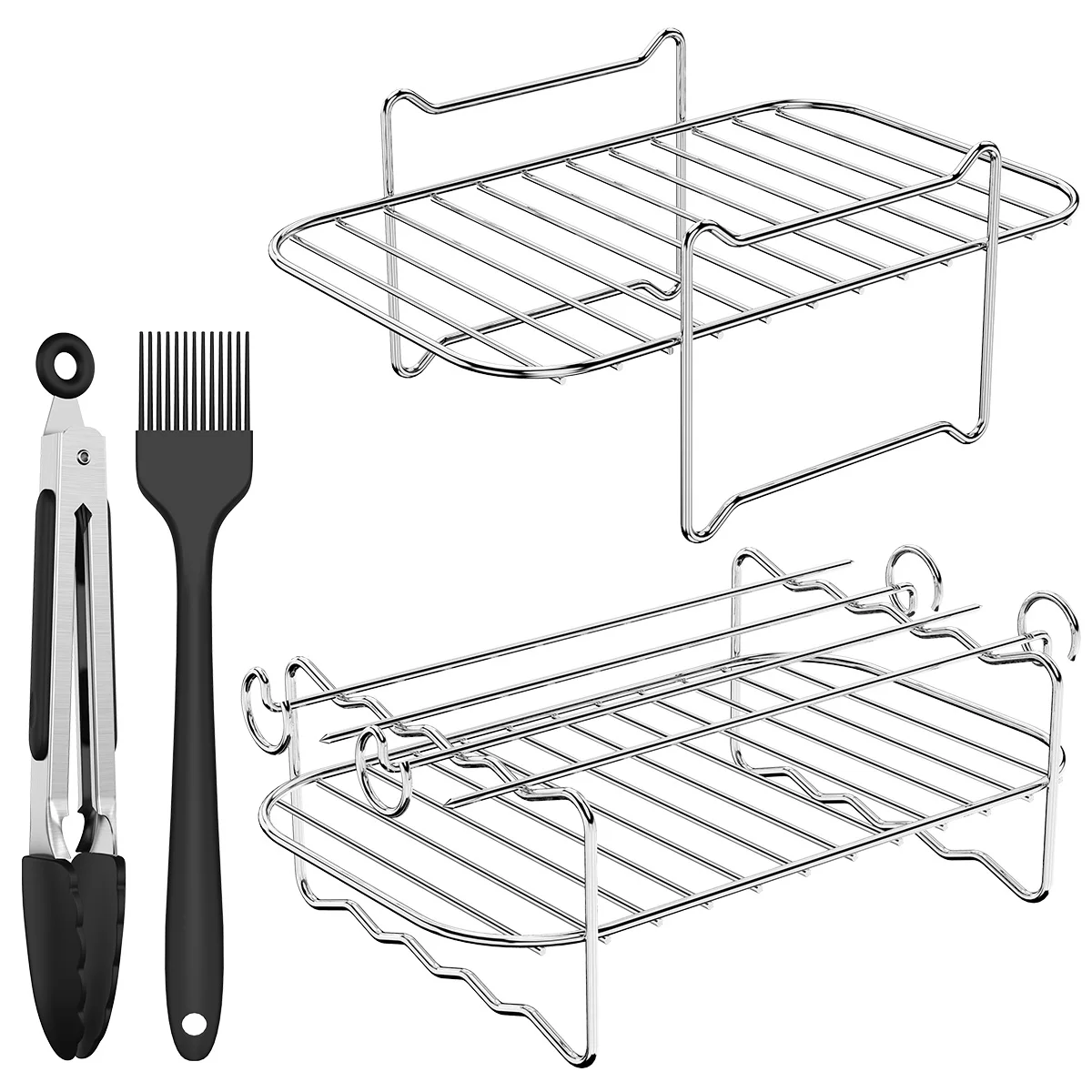 304 аксессуары для фритюрницы из нержавеющей стали с палочками для барбекю, щетка для масла, зажим для барбекю, антипригарная стойка для фрит...
304 аксессуары для фритюрницы из нержавеющей стали с палочками для барбекю, щетка для масла, зажим для барбекю, антипригарная стойка для фрит...