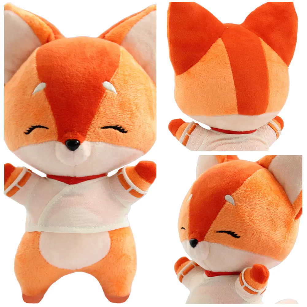 Плюшевые игрушки OW Kiriko Fox Cosplay Cartoon Soft Stuffed Dolls в подарок на День Рождения или на Рождество.