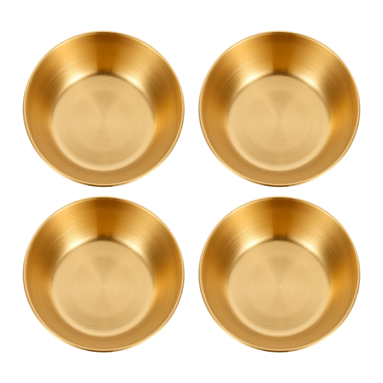 

4 Pcs Bowls Japanese Bowl Set Saucers Bowl Kids Mixing Bowls Seasoning Dish Soybean Stainless Sauce Bowl Steel Sauce Dishes