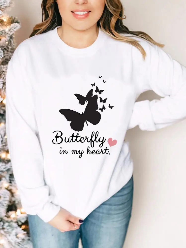 Butterfly Style Lovely Cute Women Print Graphic Pullovers Woman Female Casual Fashion Autumn Spring Clothing Hoodies Sweatshirts
Butterfly Style Lovely Cute Women Print Graphic Pullovers Woman Female Casual Fashion Autumn Spring Clothing Hoodies Sweatshirts