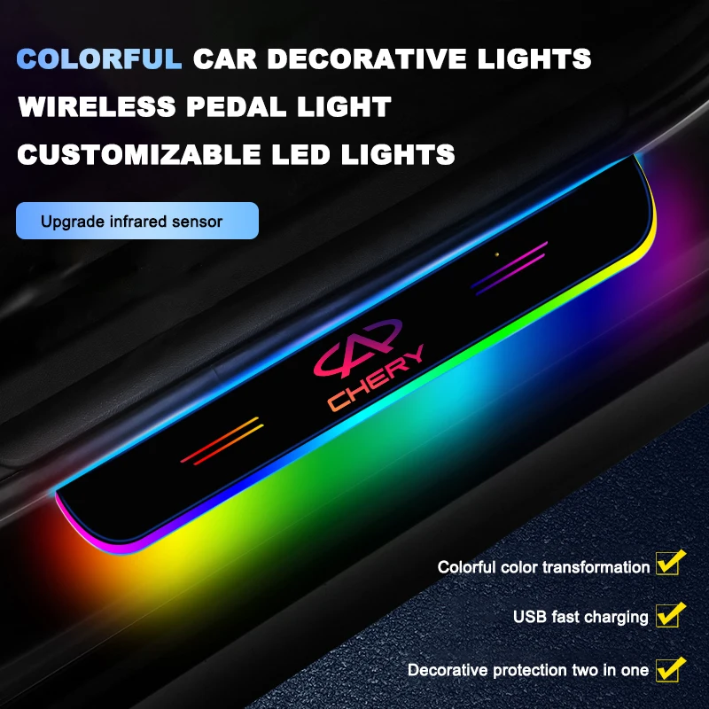 Car Pedal Led Lights For Chery Series Tiggo 2 3 4 5 7 8 Pro Car Accessories Interiors Welcome Ambient Lamp Customizable Colorful
Car Pedal Led Lights For Chery Series Tiggo 2 3 4 5 7 8 Pro Car Accessories Interiors Welcome Ambient Lamp Customizable Colorful