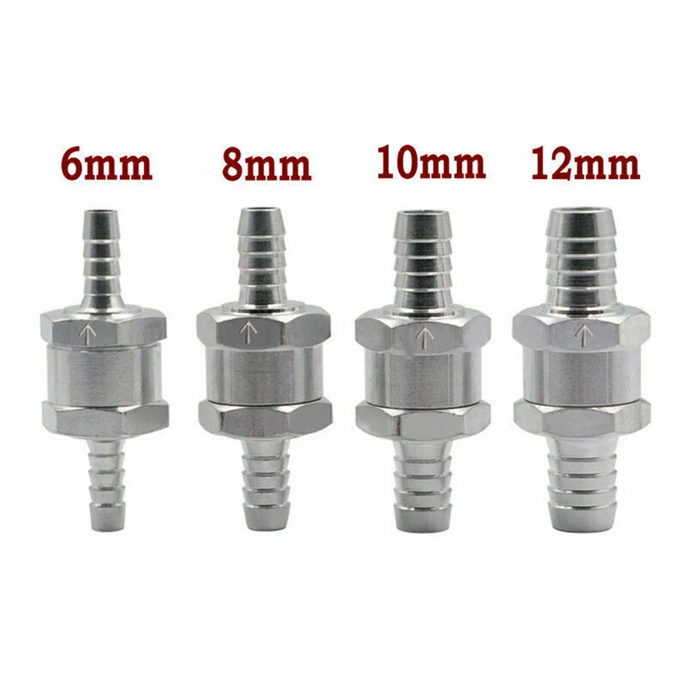 Fuel Check Valve Non Return Aluminum Alloy Valve Single Way Inline 6/8/10/12mm Fuel Air Water Pipe Tube Hose Carburettor Valve
Fuel Check Valve Non Return Aluminum Alloy Valve Single Way Inline 6/8/10/12mm Fuel Air Water Pipe Tube Hose Carburettor Valve